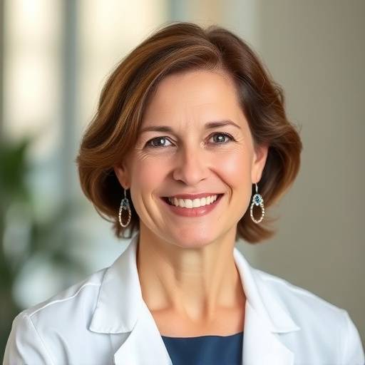 Portrait of Dr. Eleanor Vance, Founder of Vitality Hub, smiling warmly